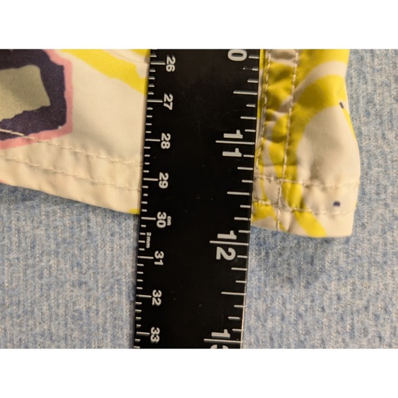 Reef Mens Board Shorts Graffiti Print Yellow Pink Navy Surf Swim Trunks 11.5in - Picture 7 of 7